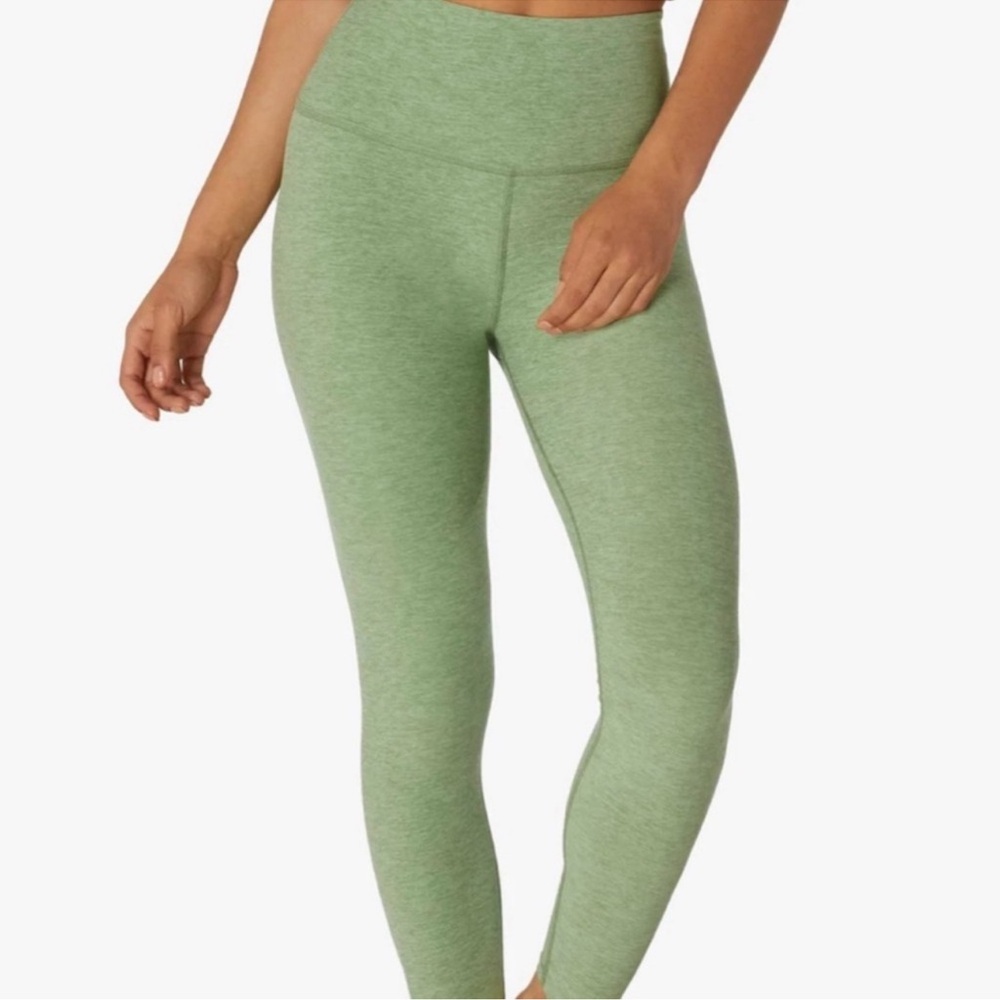 Beyond Yoga Spacedye Caught In The Midi High-Waisted Leggings Pine Green Medium